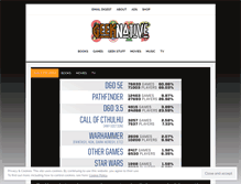 Tablet Screenshot of geeknative.com